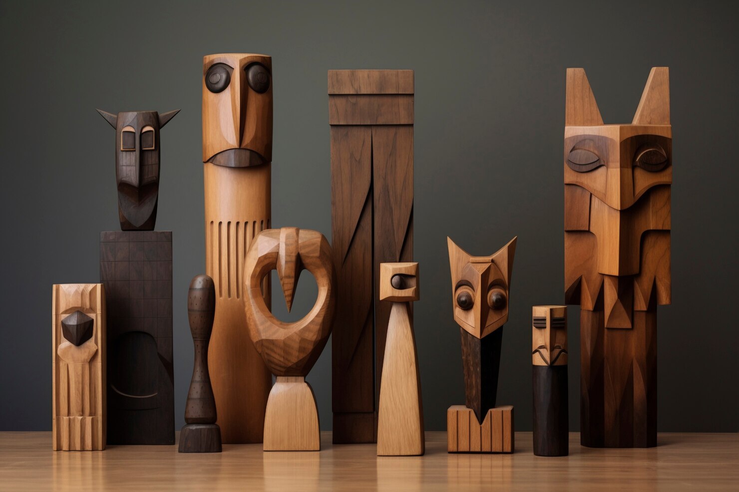 Wood sculpture